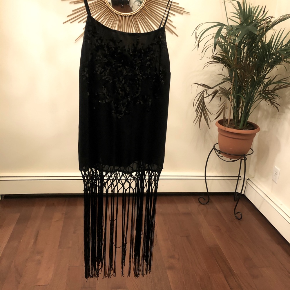 Fringe black top